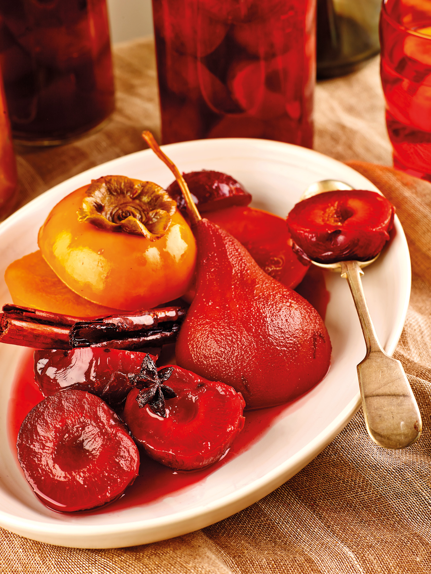 Spiced Poached Fruits Recipes Essentials Magazine Australia