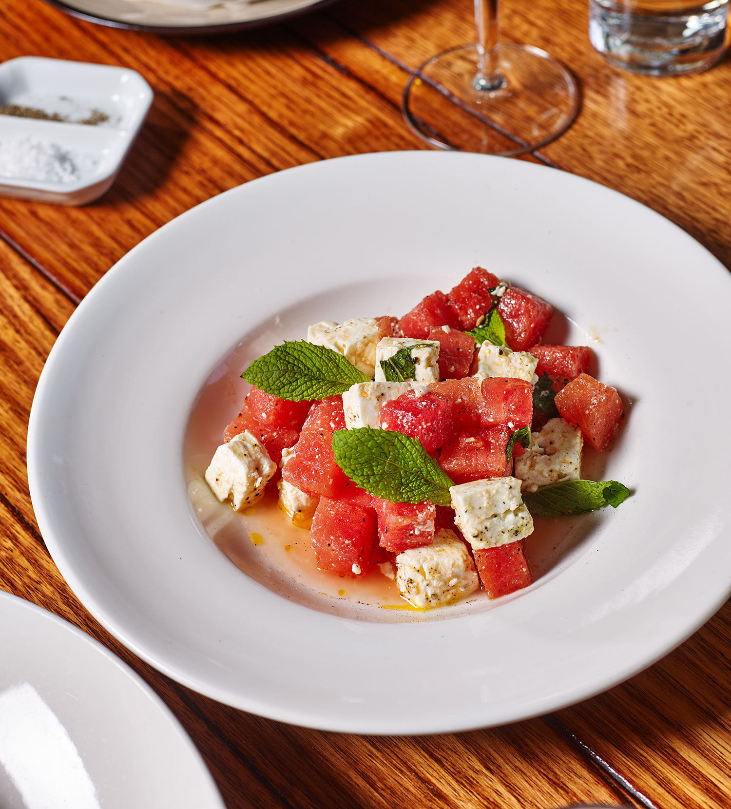 watermelon, fetta and mint salad
