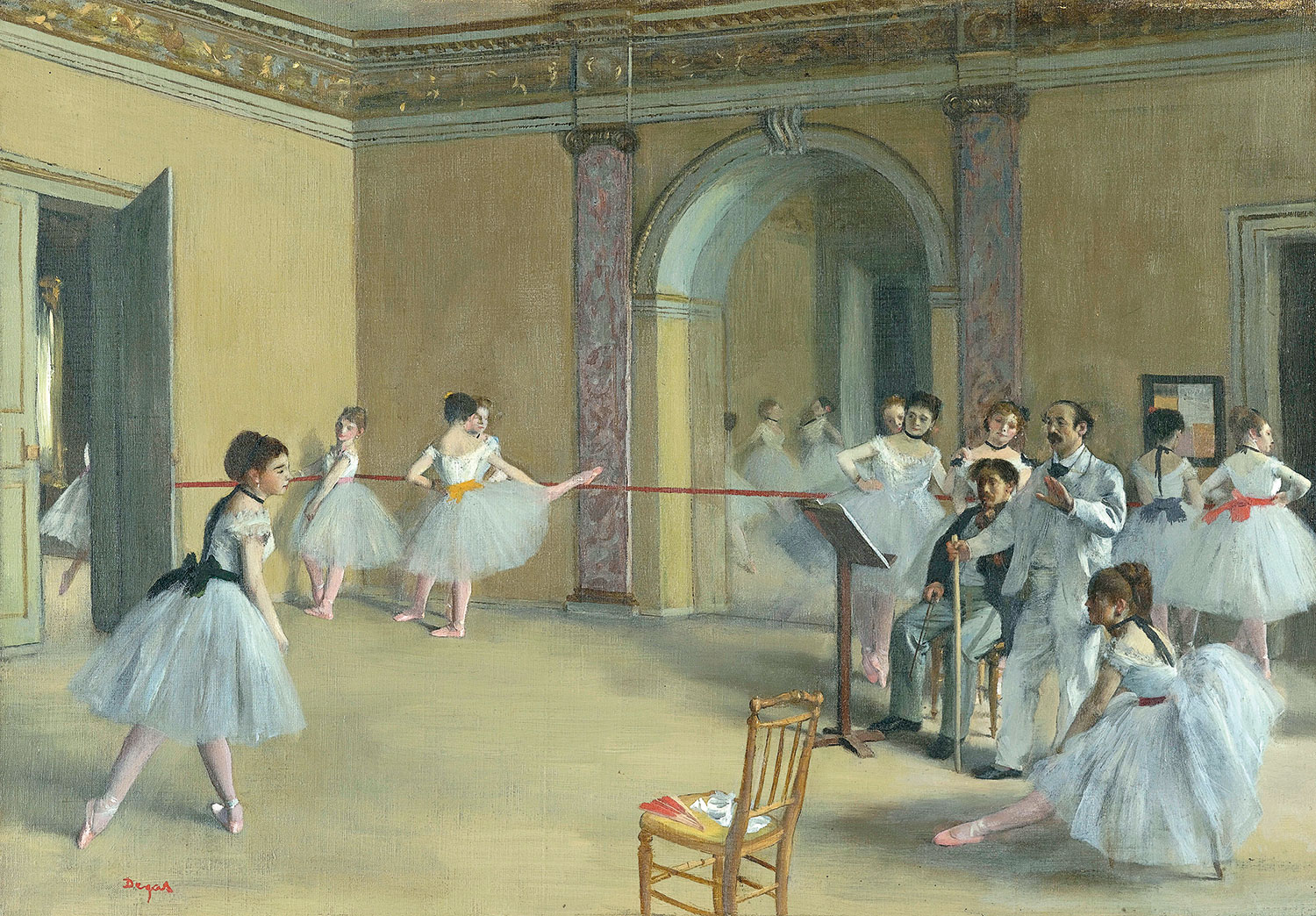 Edgar Degas, The Rehearsal, c. 1874 oil on canvas, 58.4 x 83.8 cm Burrell Collection, Glasgow Gift from Sir William and Lady Burrell to the City of Glasgow, 1944 (35.246) © CSG CIC Glasgow Museums Collection