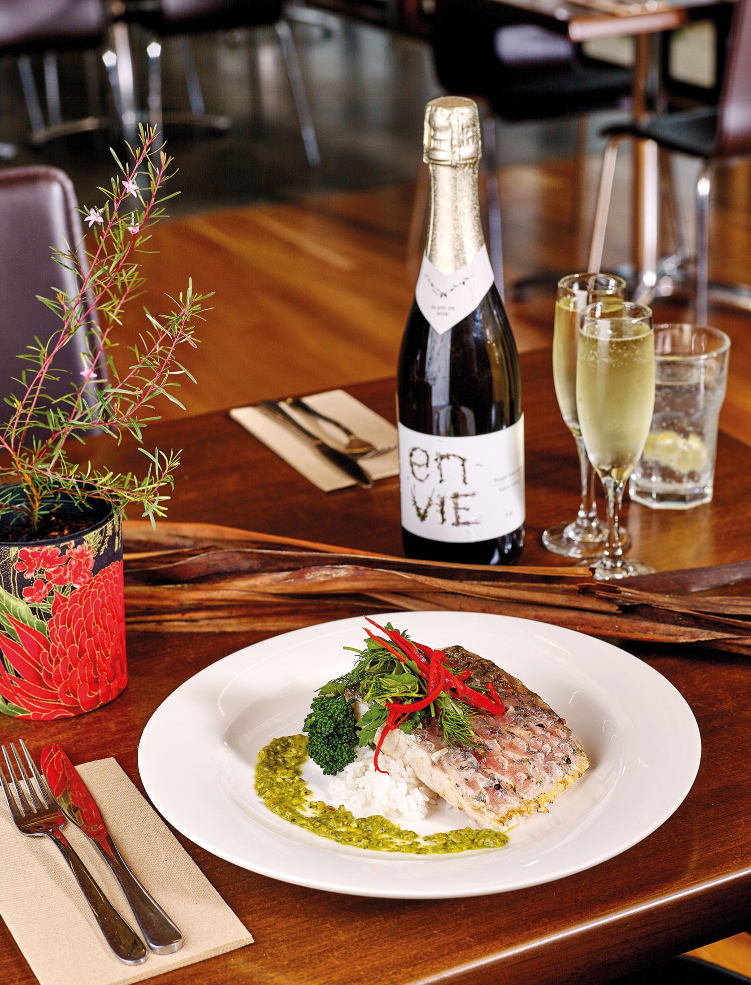 Australian Barramundi at Boon Wurrang Cafe, Victoria