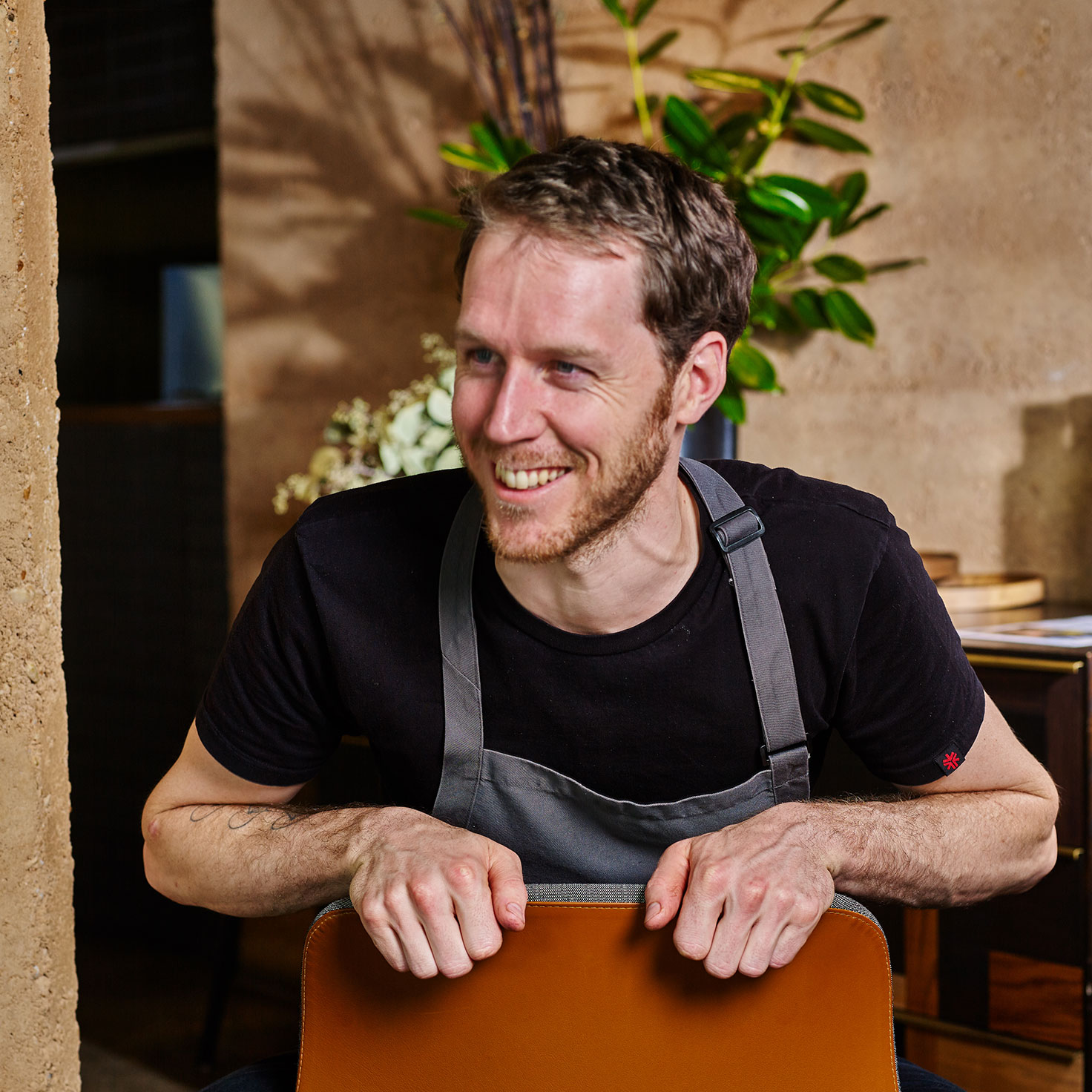 Mark Ebbels - vegan head chef at TarraWarra restaurant