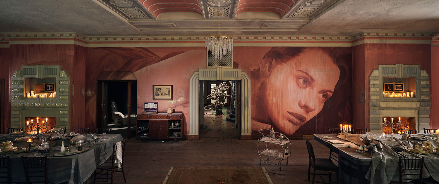 Rone: ‘Empire' at Burnham Beeches - Art-Deco dining room