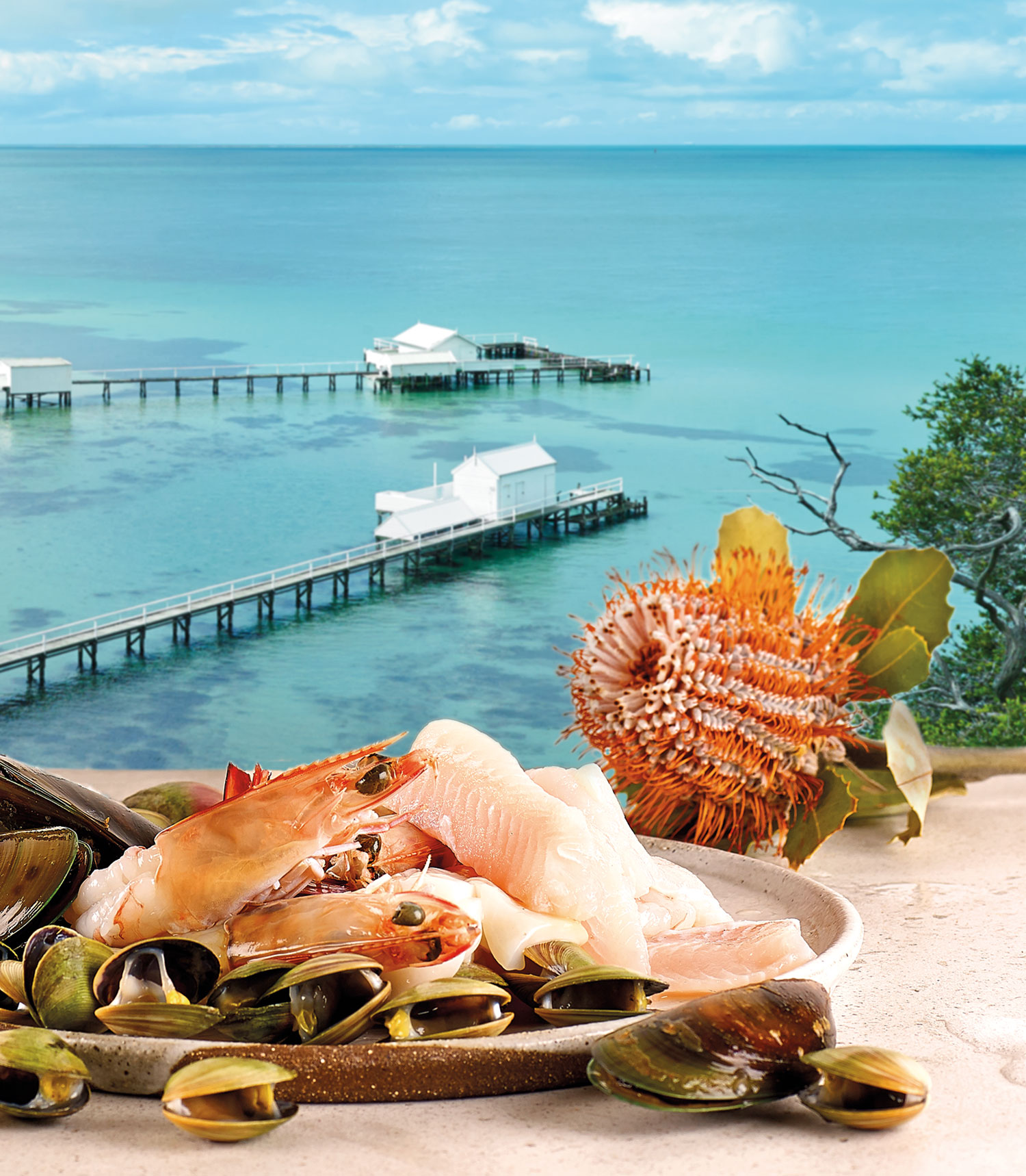 Sorrento seafood platter, Victoria