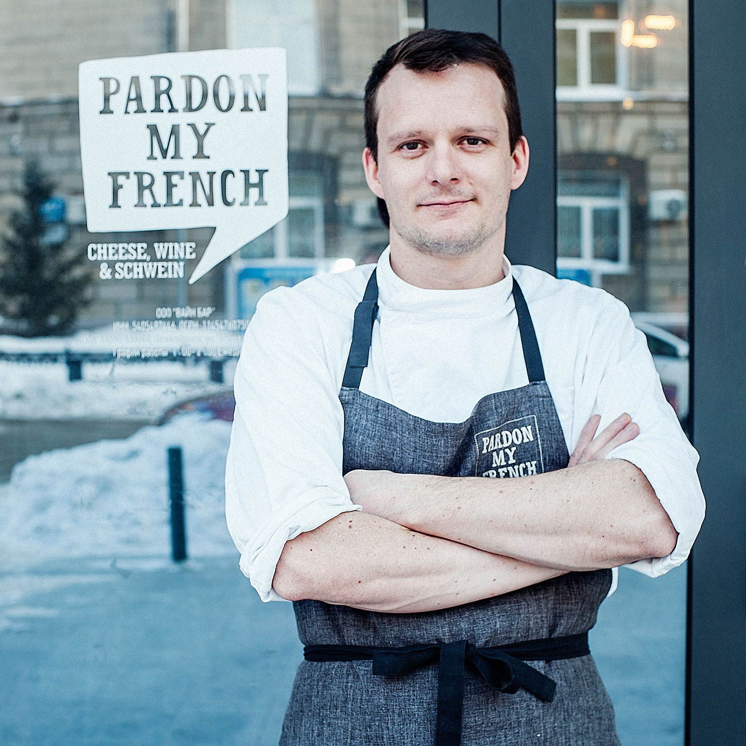 François Fournier, chef/owner of Pardon My French Wine Bar, Novosibirsk