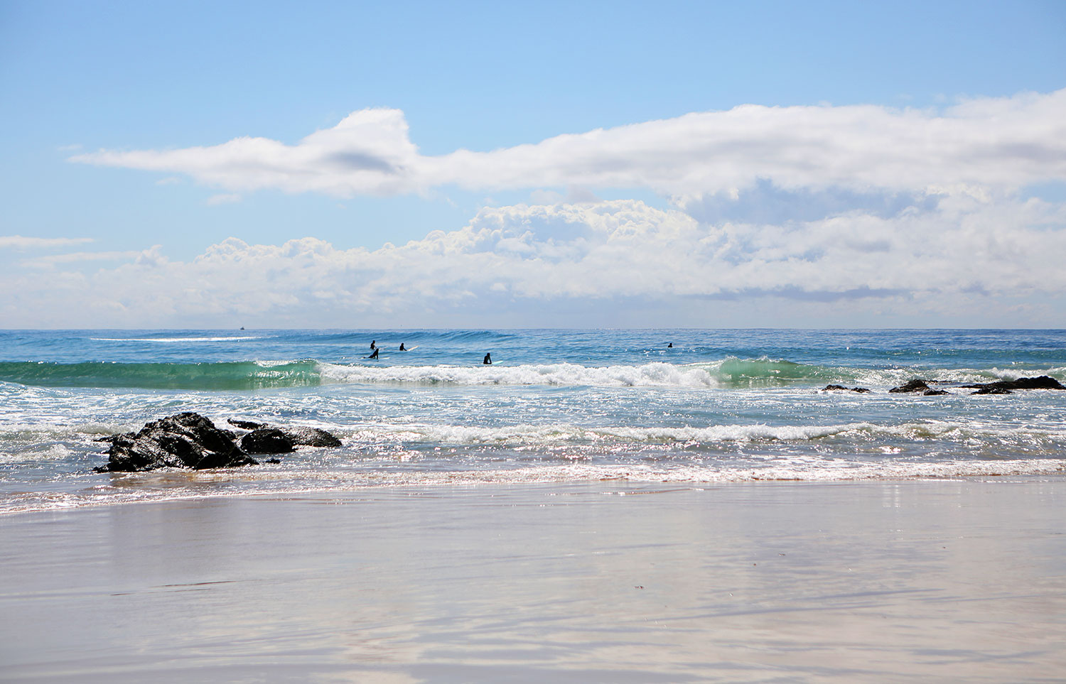 Surfers at Port Macquarie's Flynn's Bech