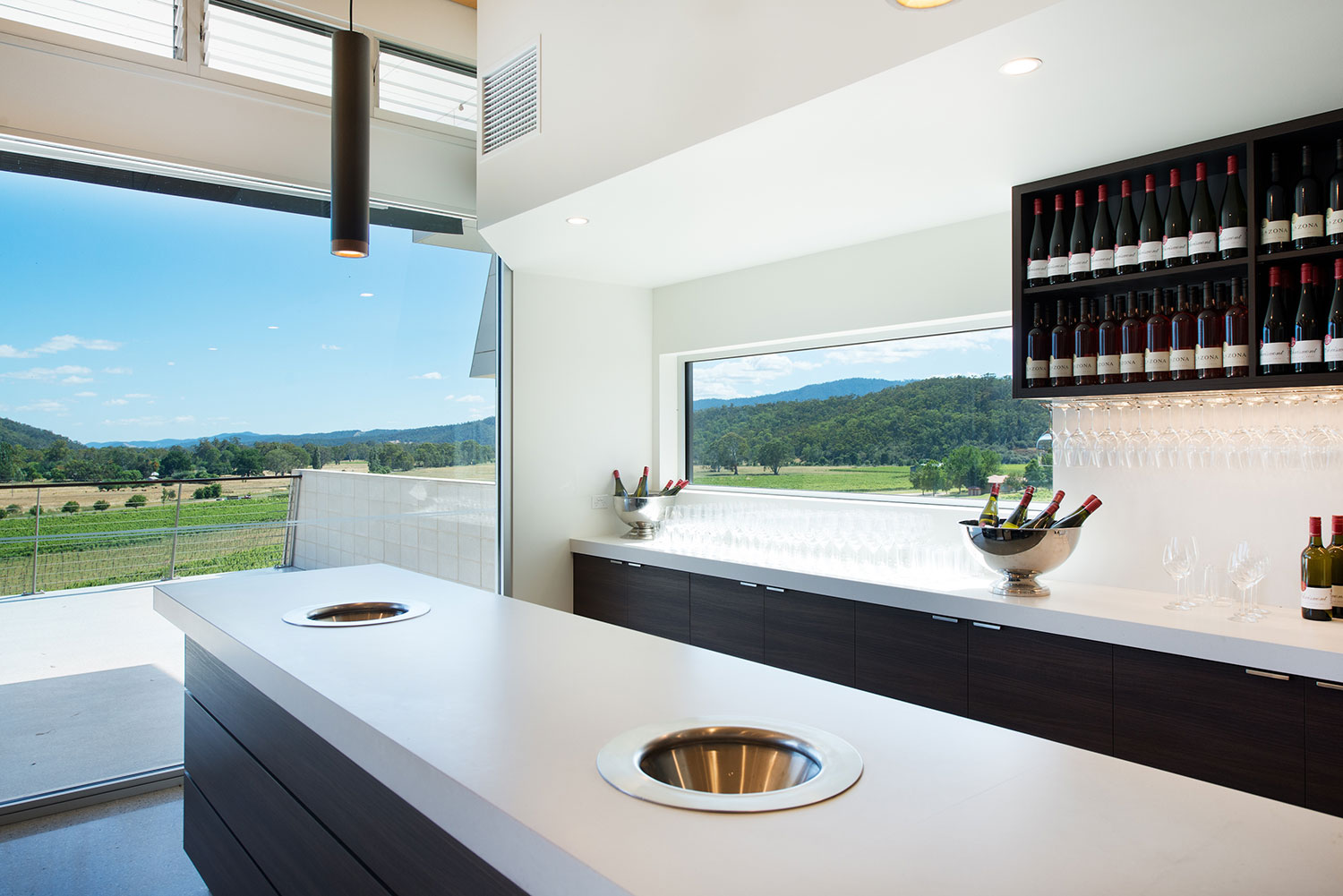 Tasting room at Chrismont Wines, King Valley