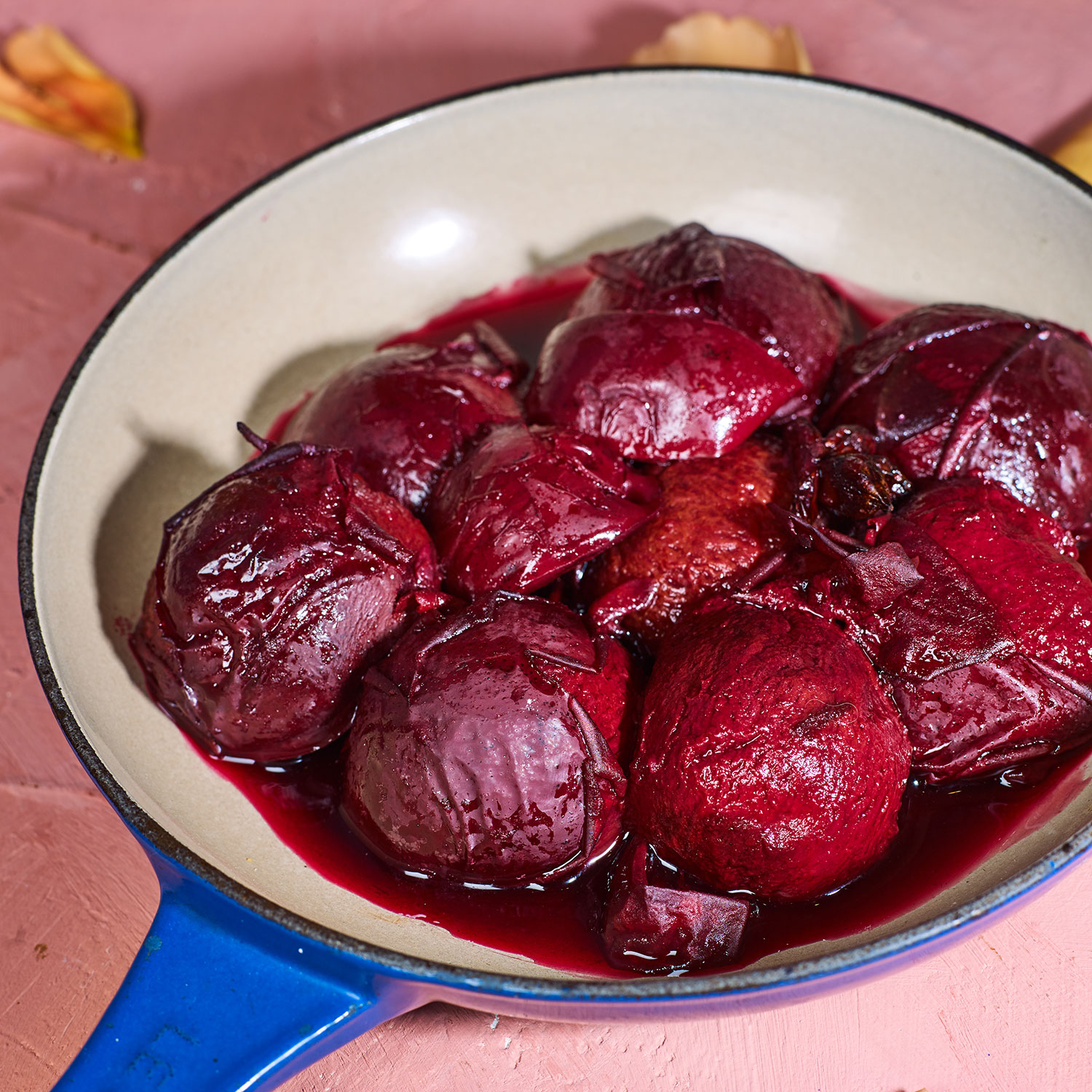 Spiced Poached Plums