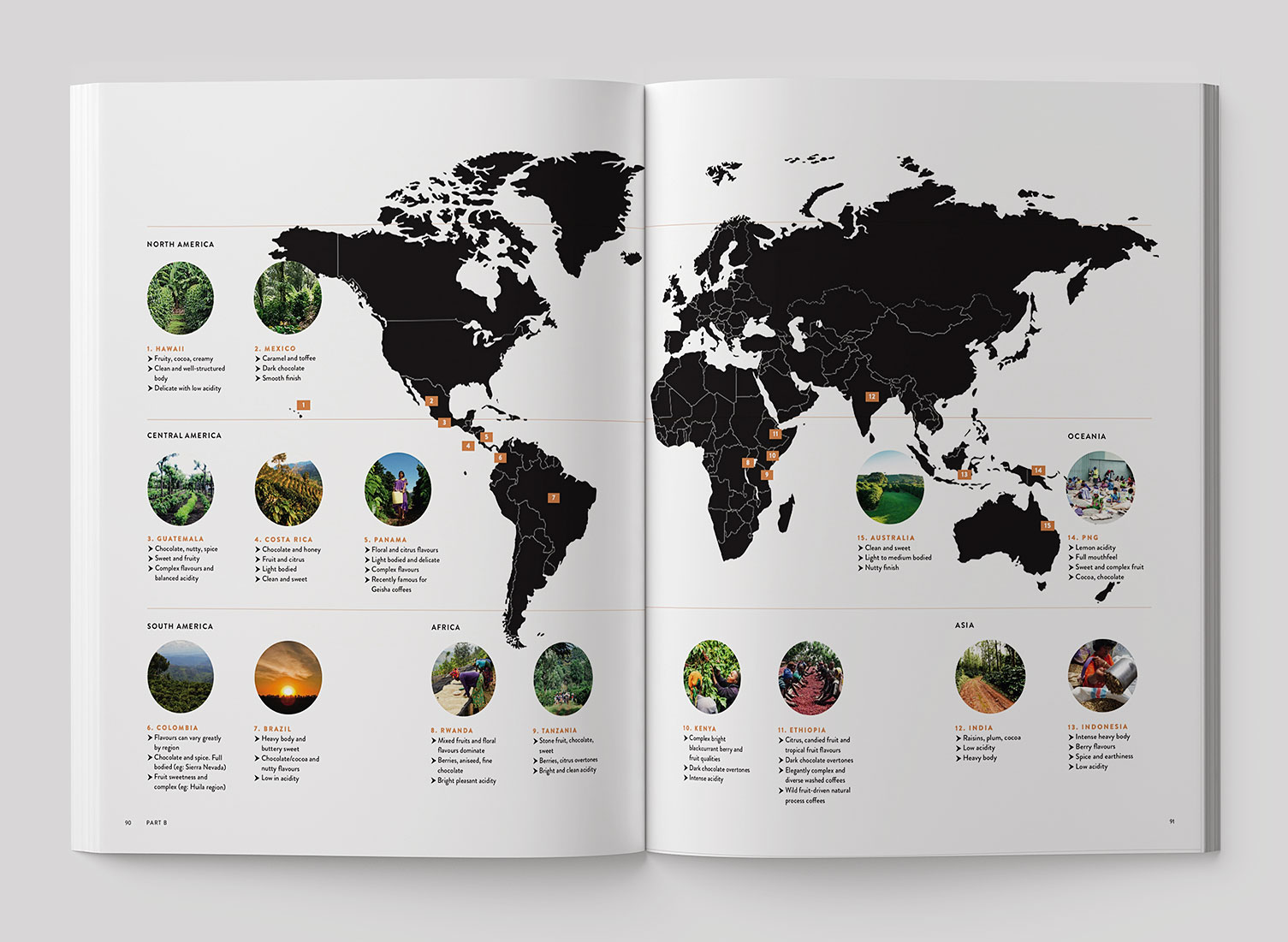 Mapping coffee origins the world over