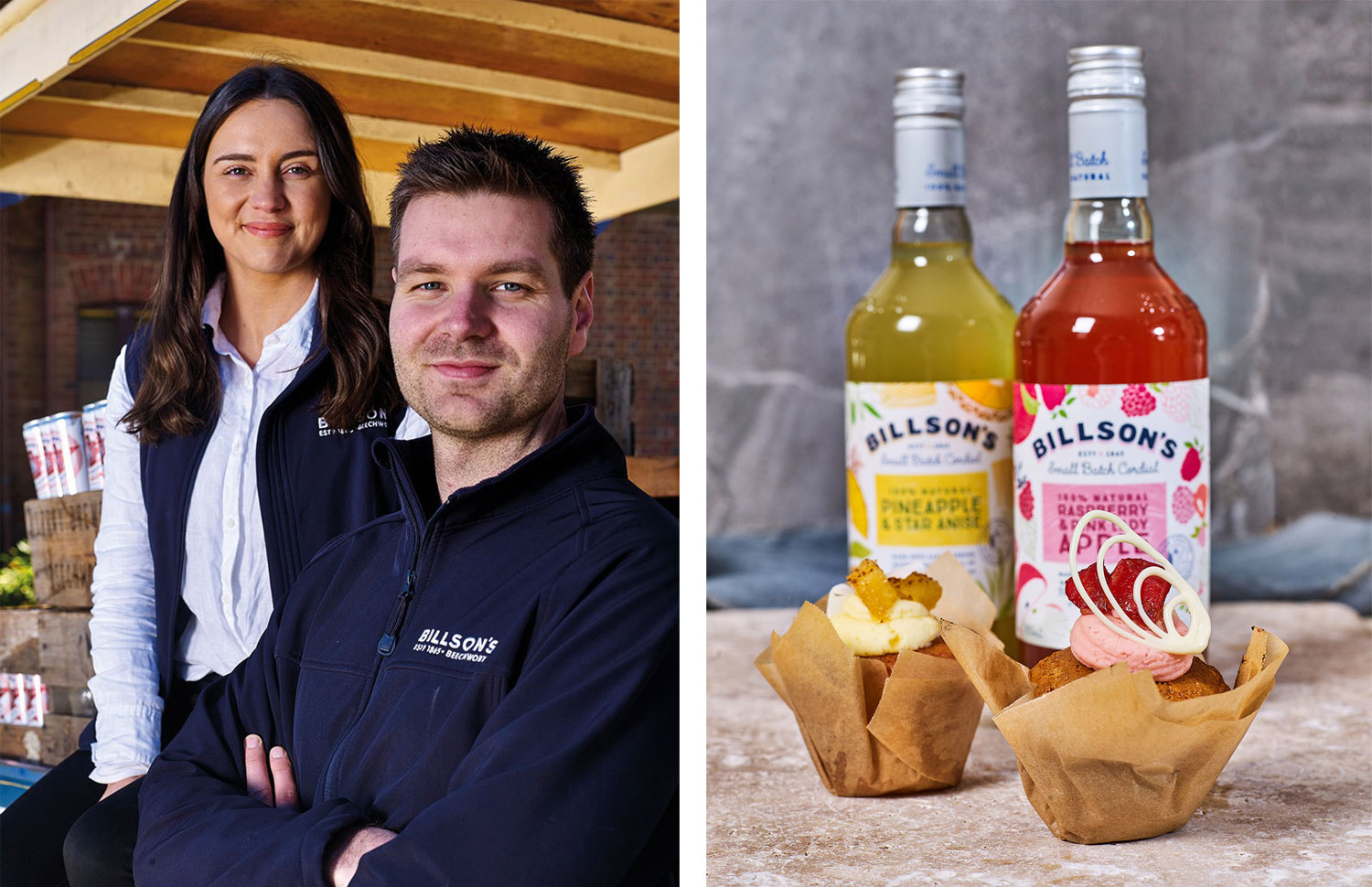 Nathan and Felicity Cowan, proprietors of the newly revived Billson's Brewery, Beechworth 